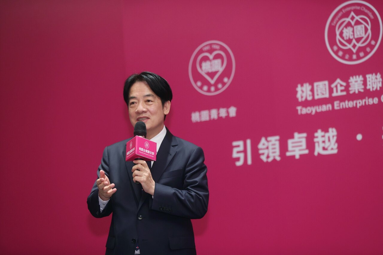 出席桃園企業聯合會晚宴 賴清德喊話要對台灣有信心