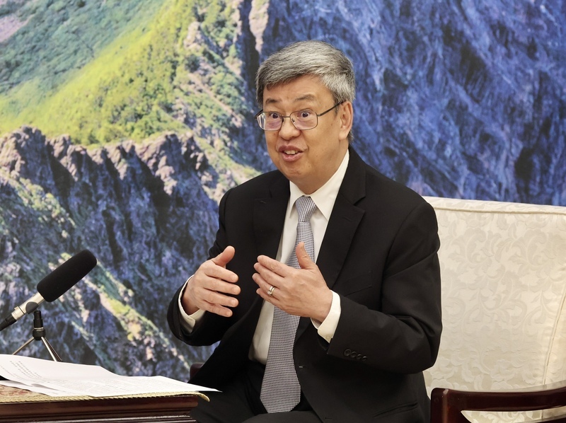 陳建仁咳嗽快篩陽性 取消今天原訂行程