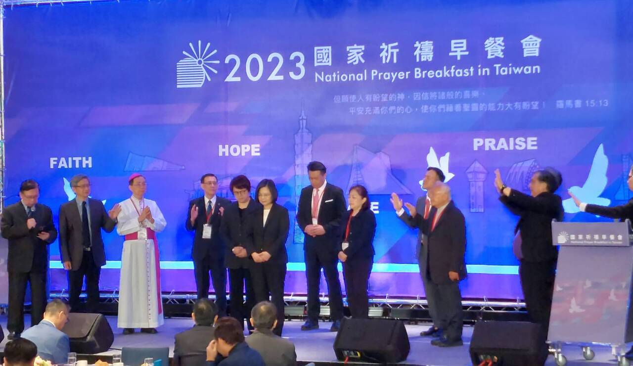 出席國家祈禱早餐會 總統 : 照顧各年齡層 共享豐盛
