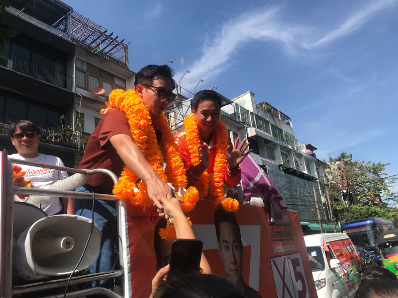 泰國大選前進黨領先 將和為泰黨談判聯合政府