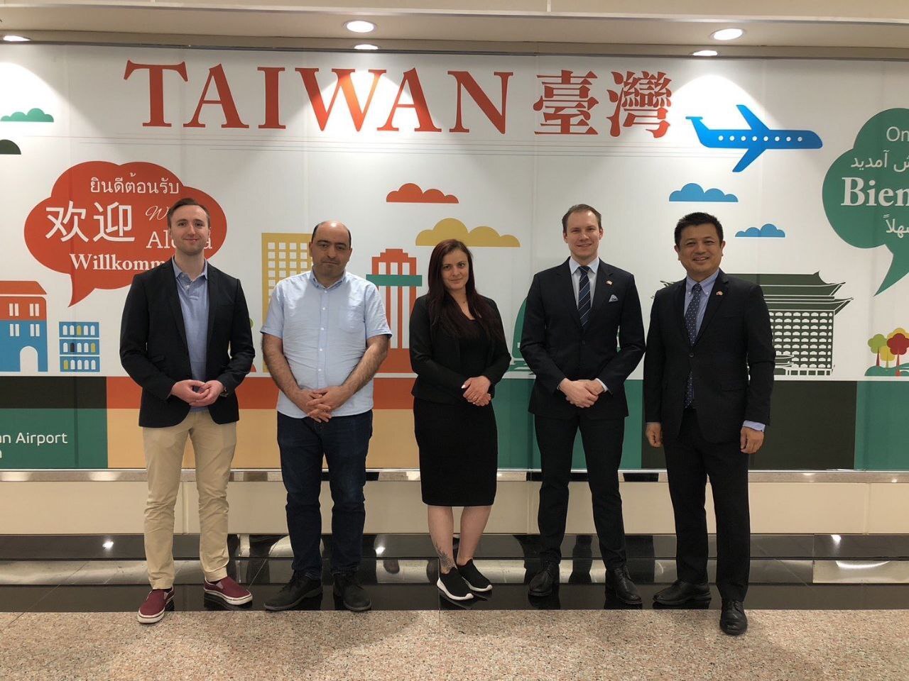 瑞典國會議員團14日抵台 將晉見蔡總統