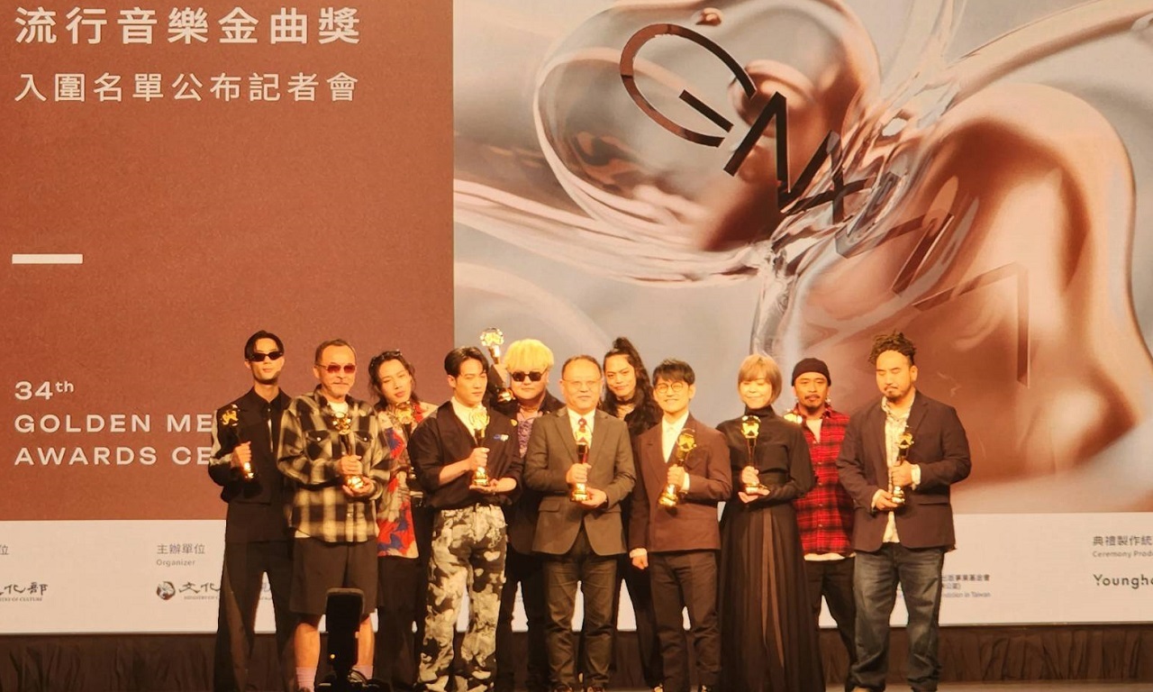 金曲34／洪佩瑜8項提名大黑馬 周杰倫1項入圍 (影音)
