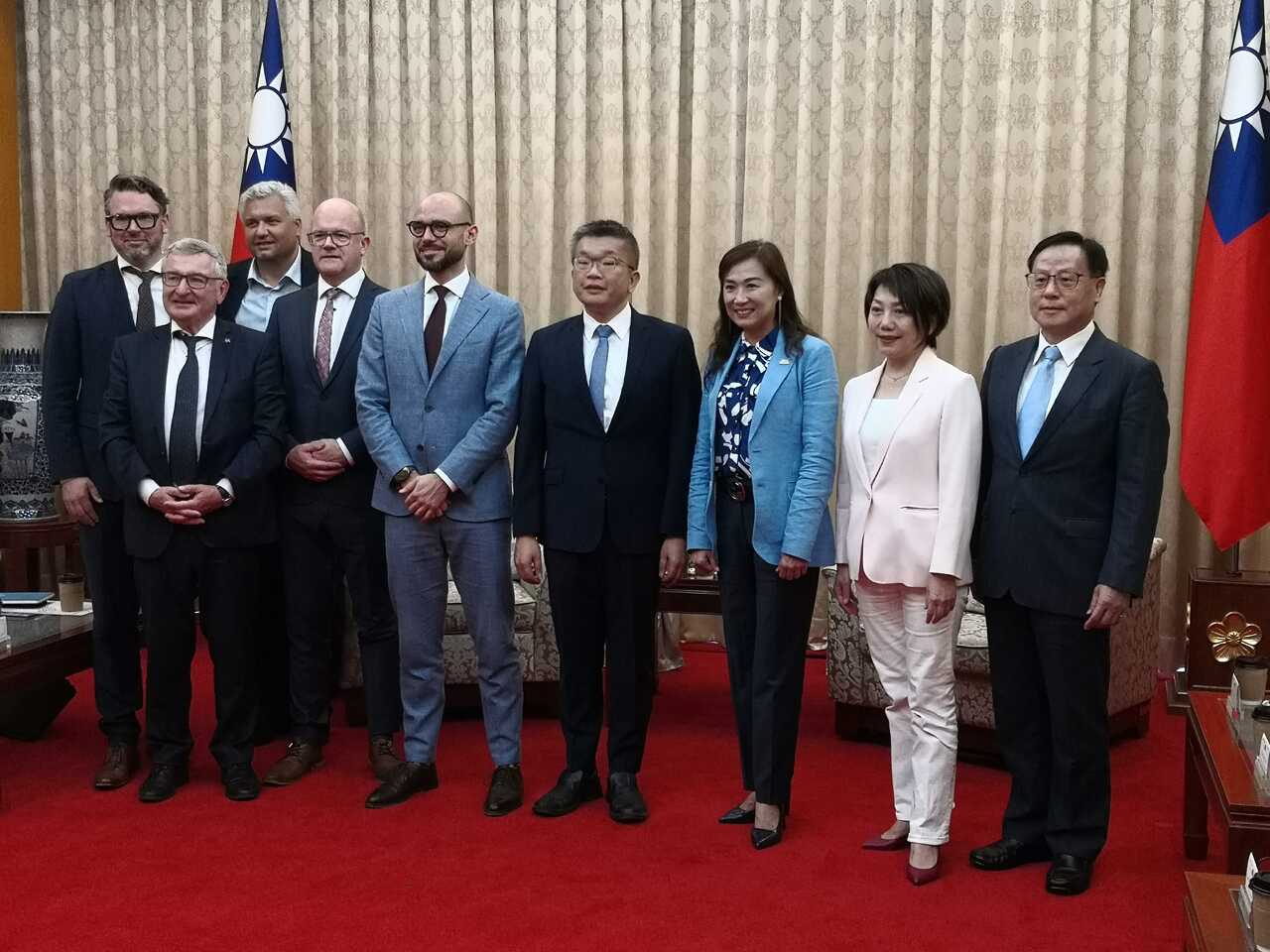 接見比利時訪團 蔡其昌：盼與民主陣營合作遏阻極權擴張