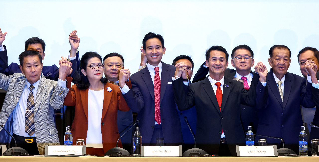 泰國前進黨簽訂組閣協議 未提冒犯君主罪修法