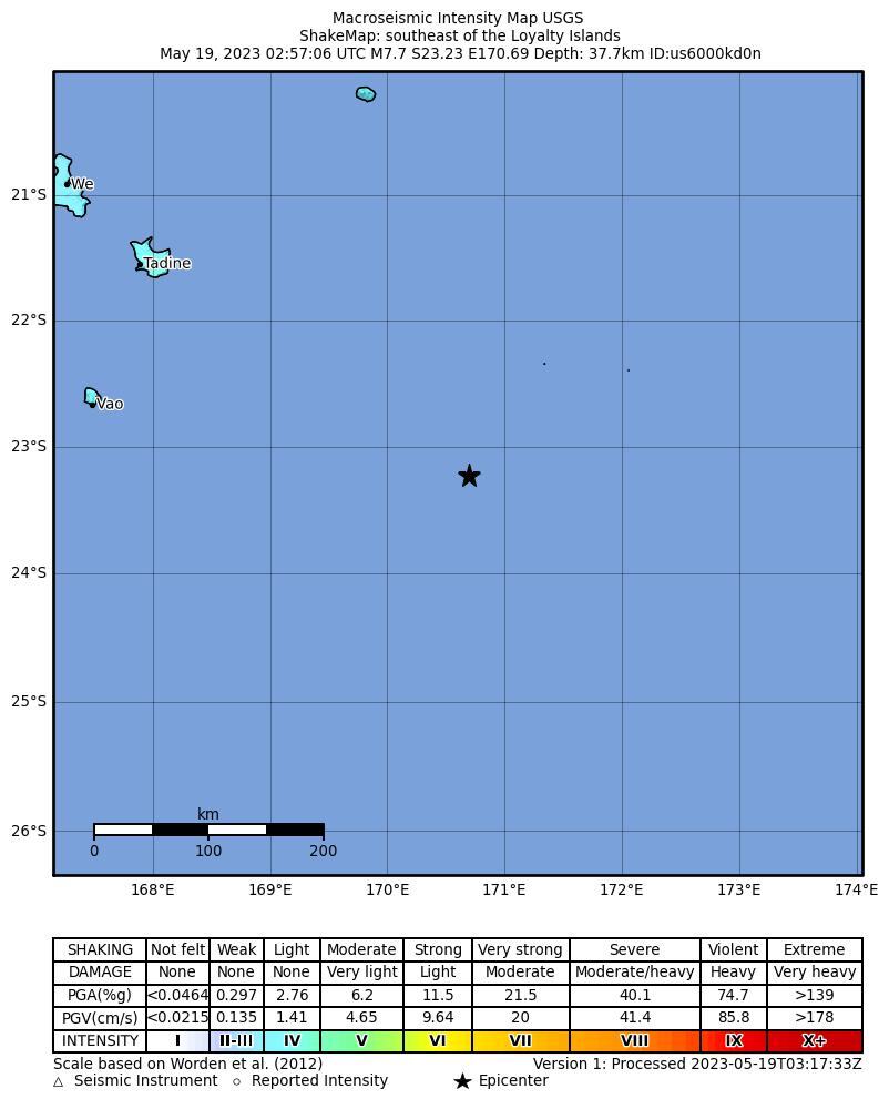 新喀里多尼亞7.7強震 海嘯警報發佈