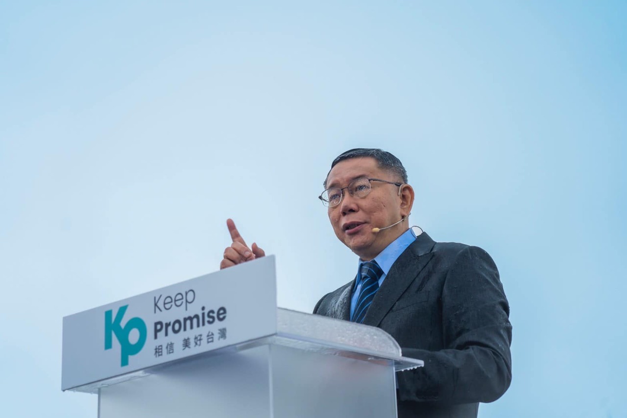柯文哲：台灣不應發生戰爭 但要避免擦槍走火