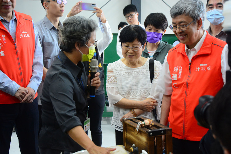 視察花蓮有機農業中心 陳建仁期許成為亞洲典範