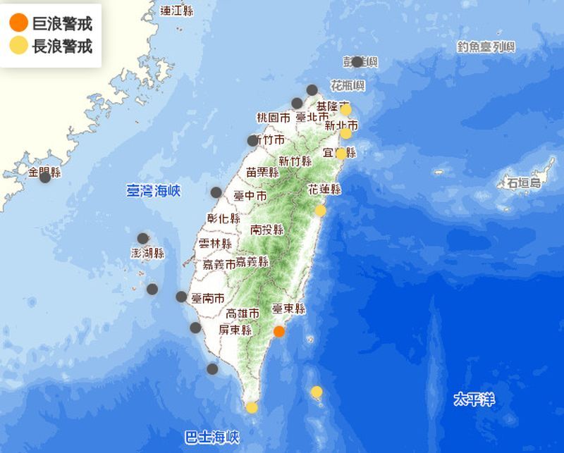 瑪娃轉中颱 最快29日發海警防強風長浪