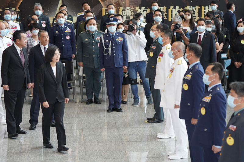 出席晉任將官勗勉典禮 總統期許提升國軍整體素質