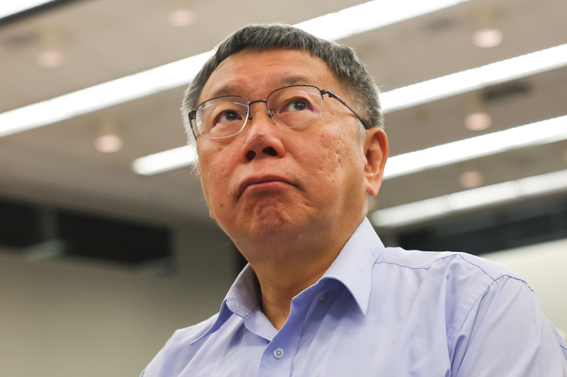 會晤華府智庫  柯文哲：台海若衝突將遭網攻