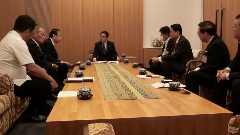 日台共榮首長聯盟成員拜會日相 盼制訂日台關係法