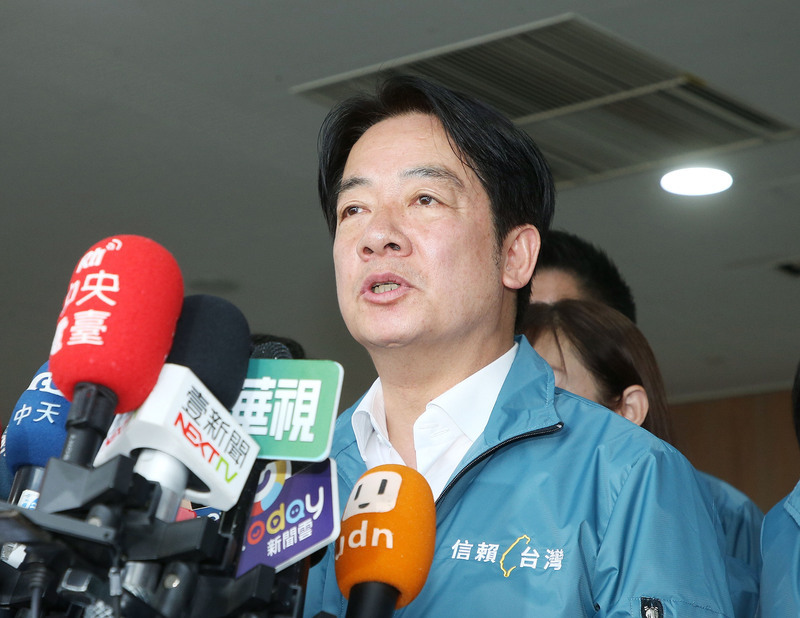 民眾黨不分區納陸配 賴清德：遺憾藍白合從破壞國安開始
