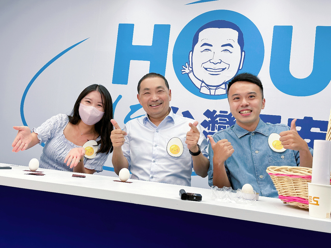IG直播挑戰立蛋、快問快答 侯友宜：最希望賴、柯對我說凍蒜