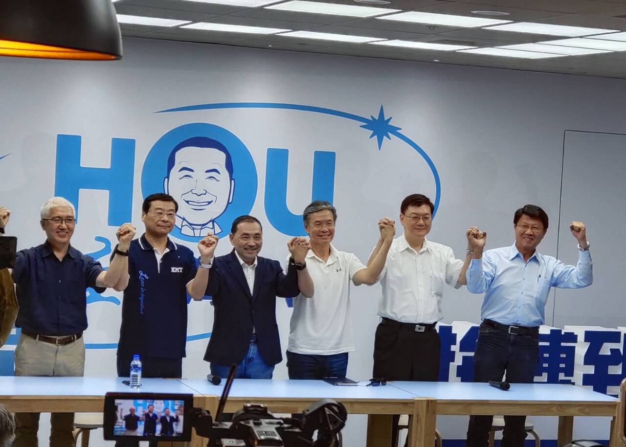 競選團隊亮相 侯友宜：與金溥聰有共同價值 下架民進黨執政