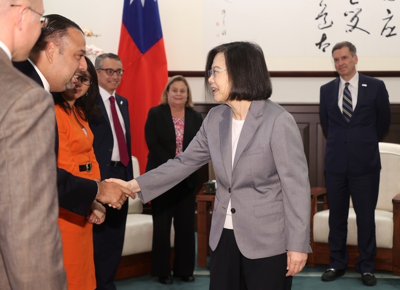 總統：盼台美經貿創更多利基 共同打造安全供應鏈