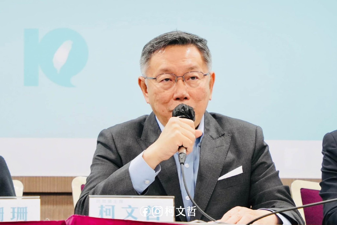出席中區造勢 柯文哲：台灣須在中美對抗中謀求最大利益