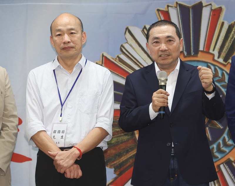侯韓同台韓未說挺侯引關注 藍委：融冰的第一步未來還有機會