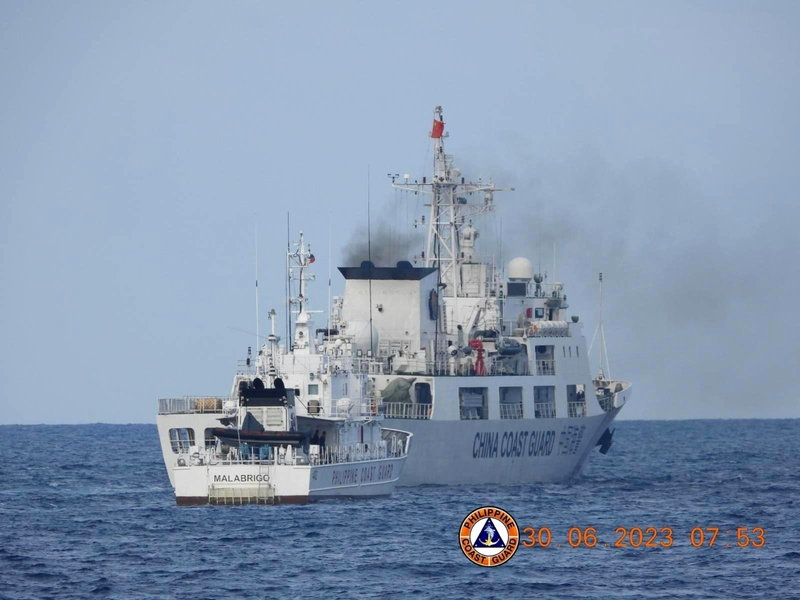 菲律賓指控中國海警 在南海非法發射水砲
