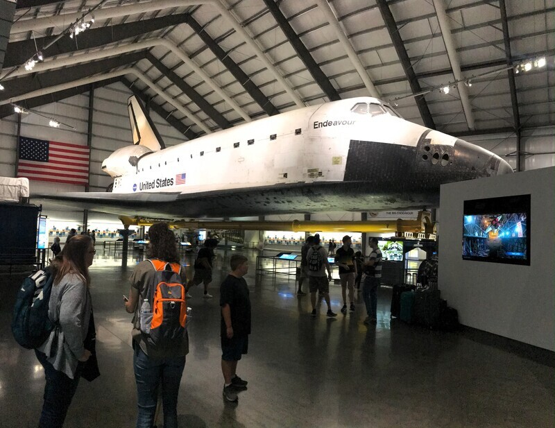 奮進號太空梭將直立展示 總高度達20層樓