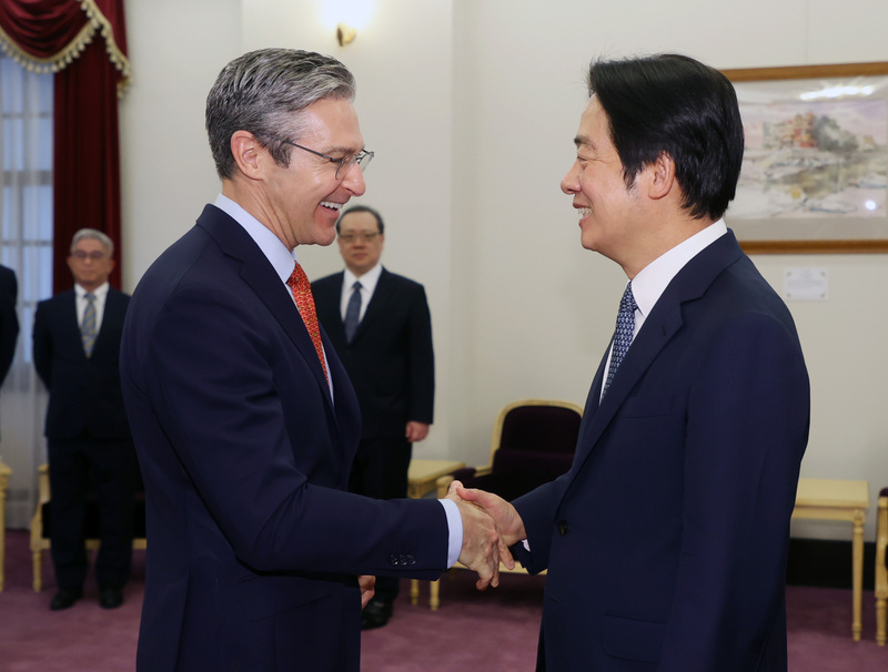 賴副總統：台灣面臨霸權威脅 盼國際關注印太和平