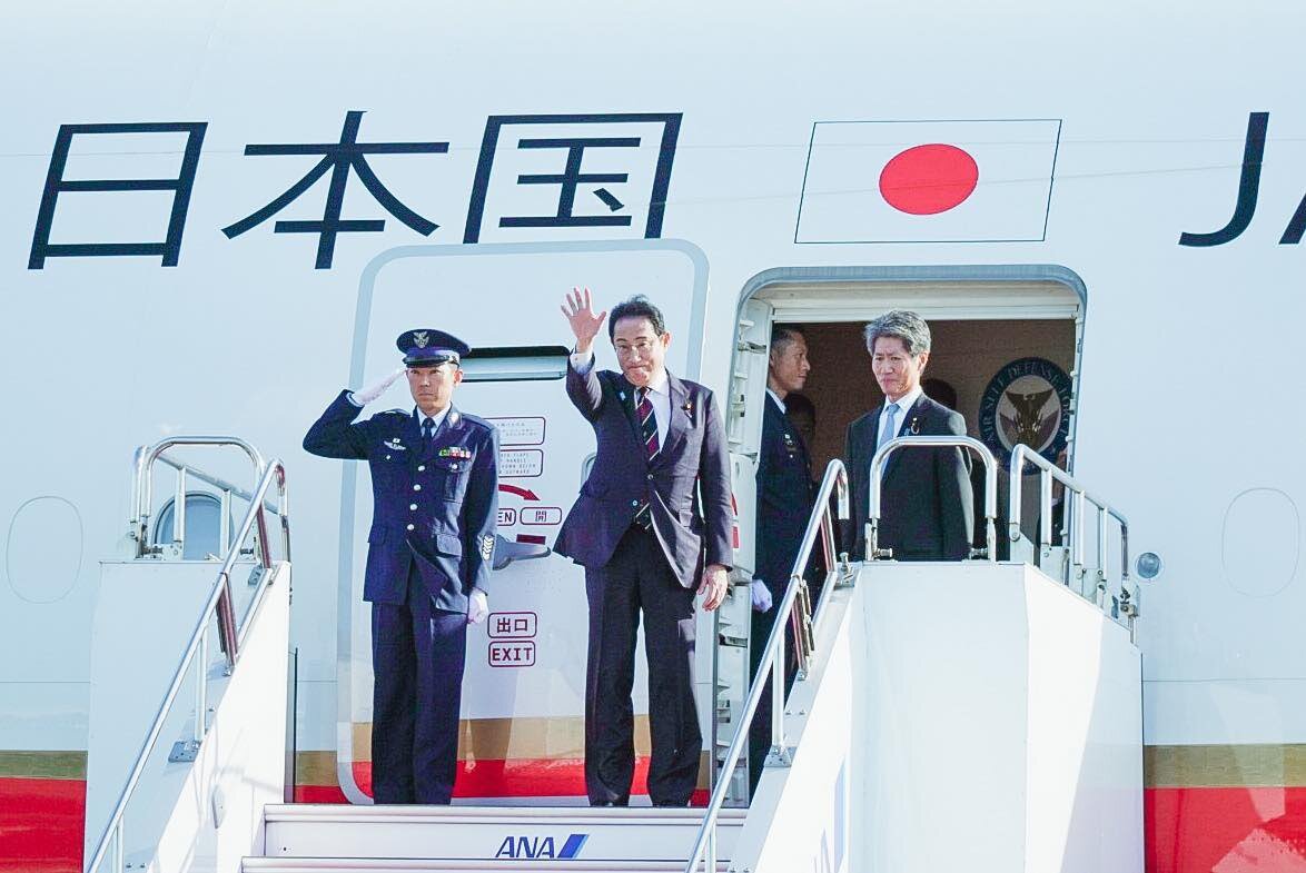 岸田訪問卡達 商討液化天然氣合約