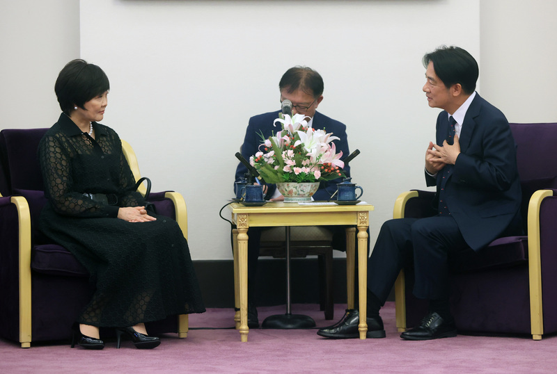 賴清德接見安倍昭惠數度哽咽 盼台日繼續合作