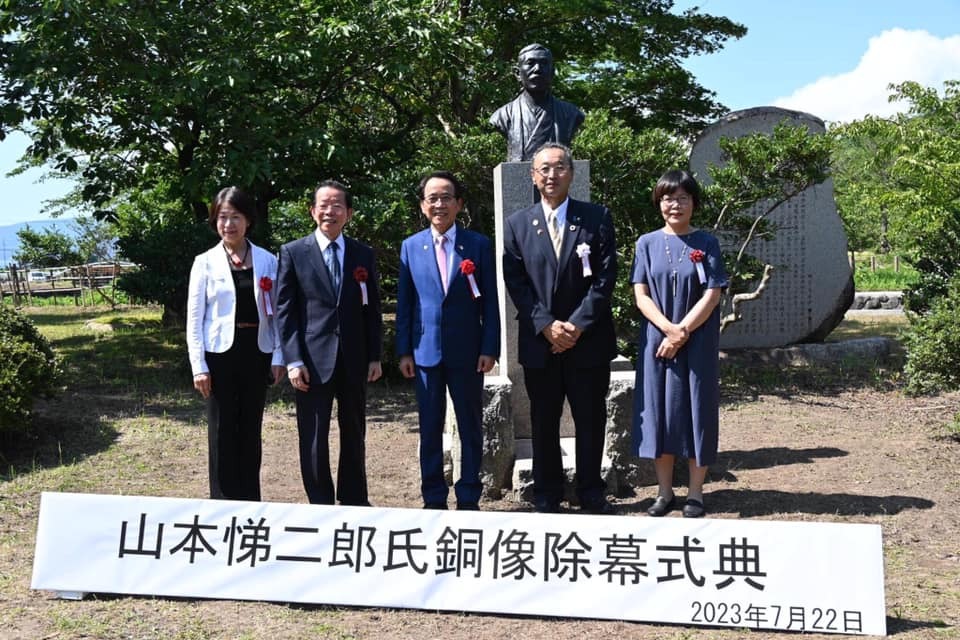 黃土水牽起台日百年情緣  山本悌二郎銅像分身返鄉