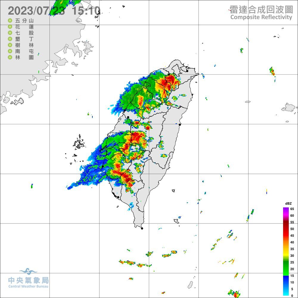 14縣市防豪雨 雲林古坑累積雨量146毫米