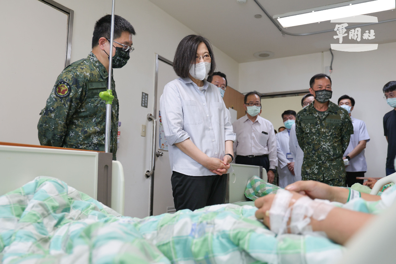 迫砲爆炸釀9傷 總統今探視傷者 軍方組專案小組調查