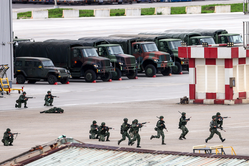 漢光D3 桃機反空機降演練 嚴防共軍行政下卸