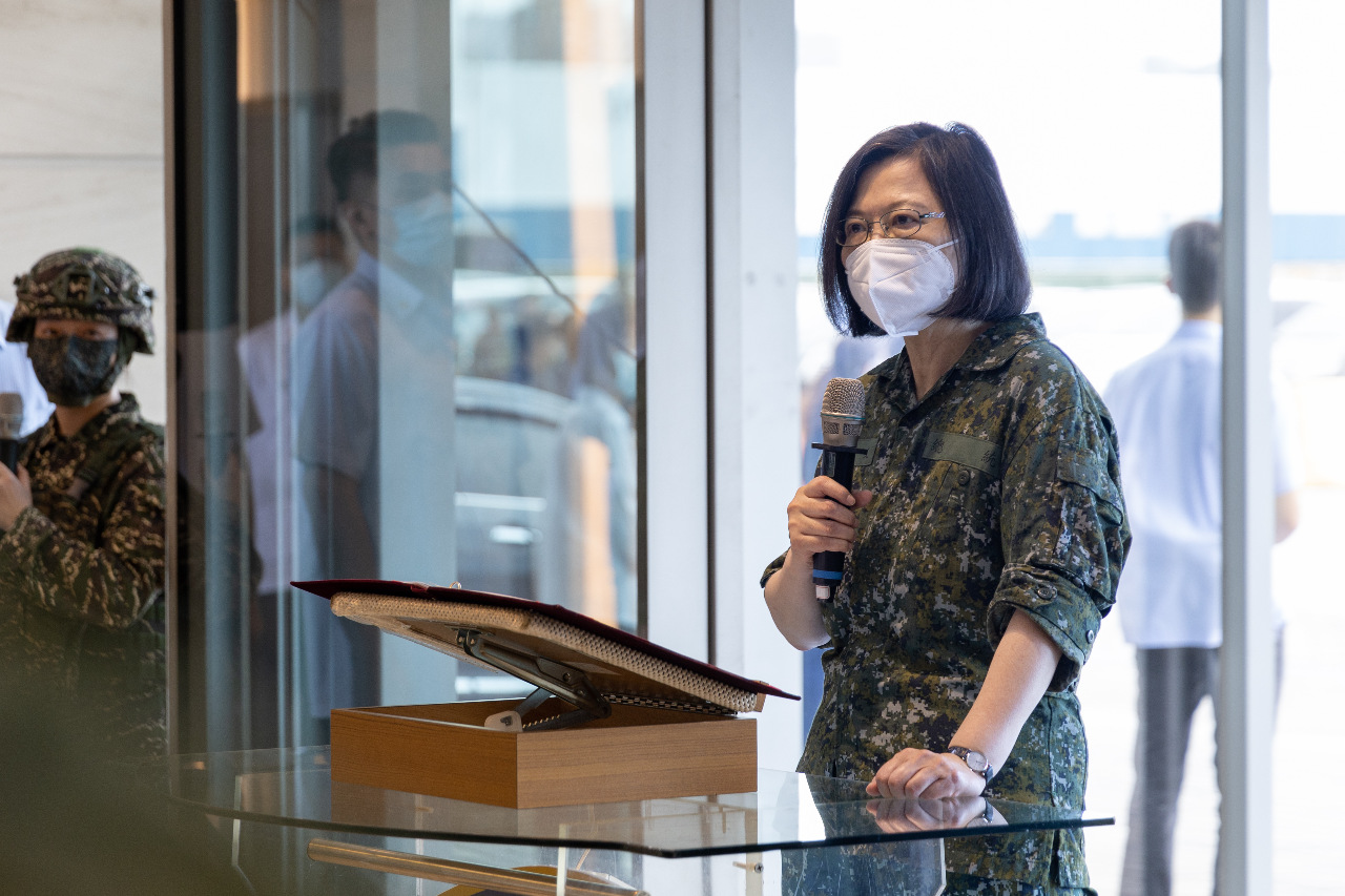 視導反登陸作戰 總統：參考俄烏戰爭 提升防衛作戰力