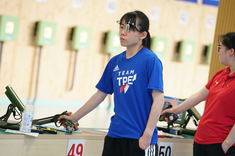 世大運女子10公尺空氣手槍 陳俞如射下銅牌