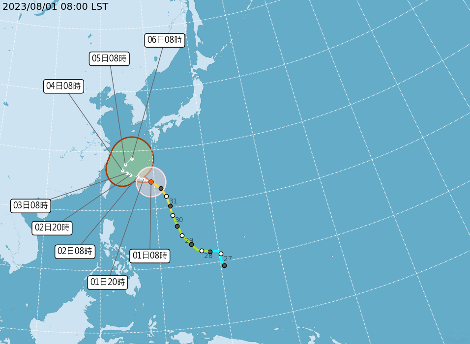 颱風及西南季風接力未來一週有雨 中南部防劇烈天氣