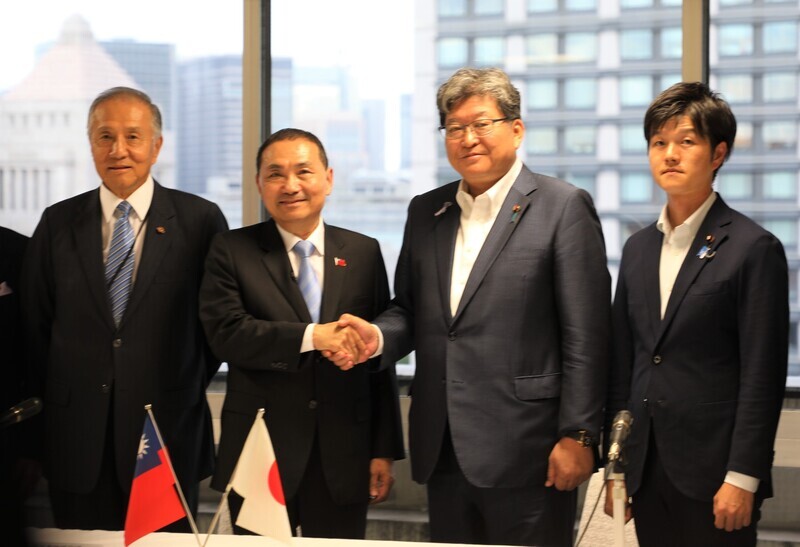 拜會自民黨談兩岸 侯友宜：台海安定、台灣安全、日本安心