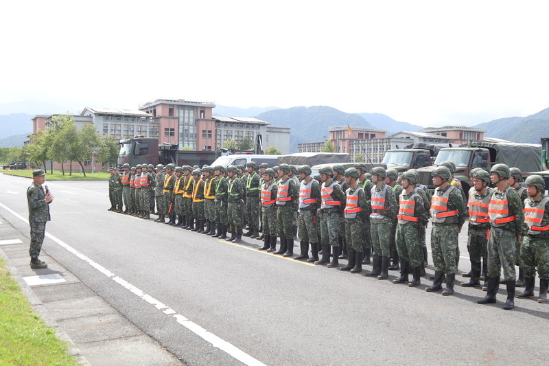 卡努颱風襲台 國軍編組醫療小組待命救援