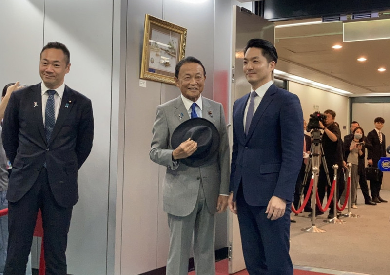 會晤麻生太郎 蔣萬安盼合作舉辦東亞城市峰會