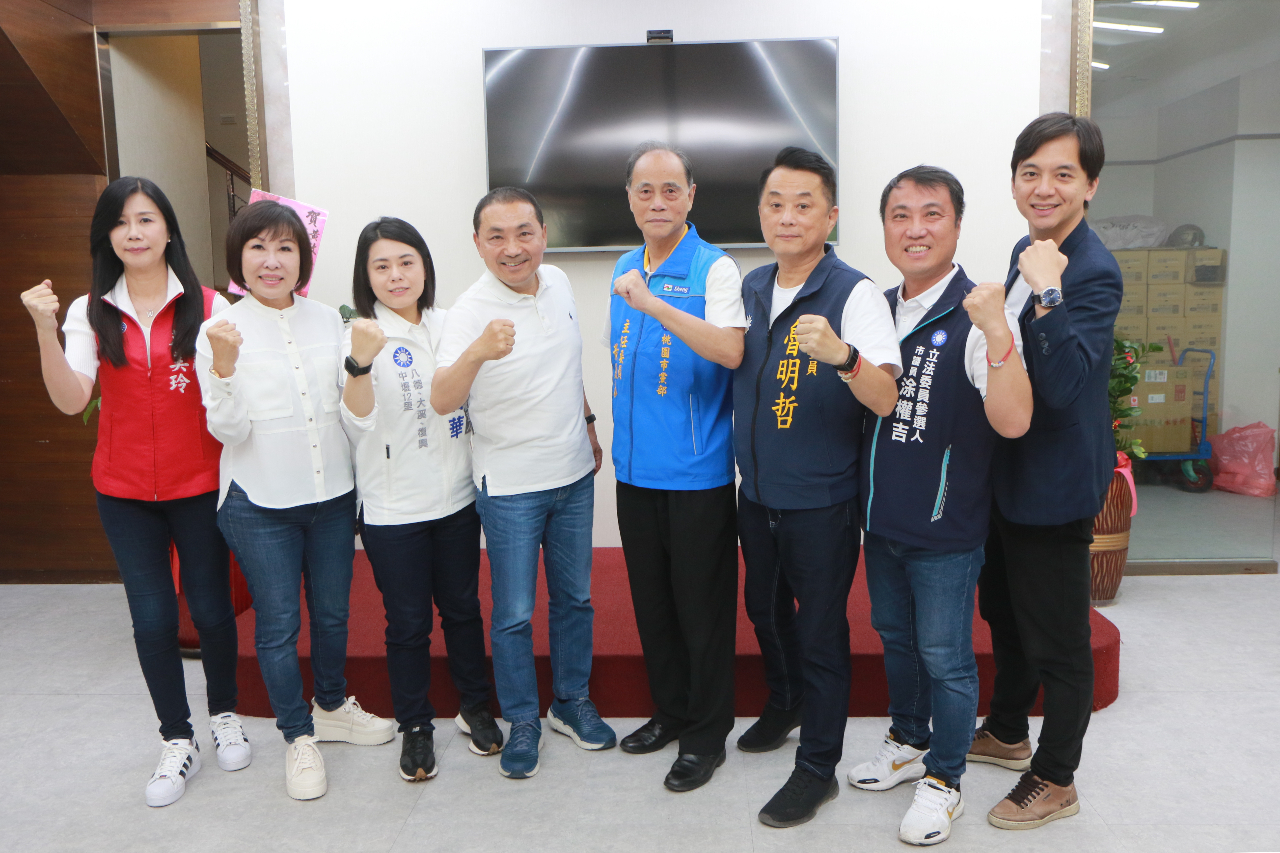 和桃園立委參選人便當會 侯友宜：團結不是口號會付諸行動