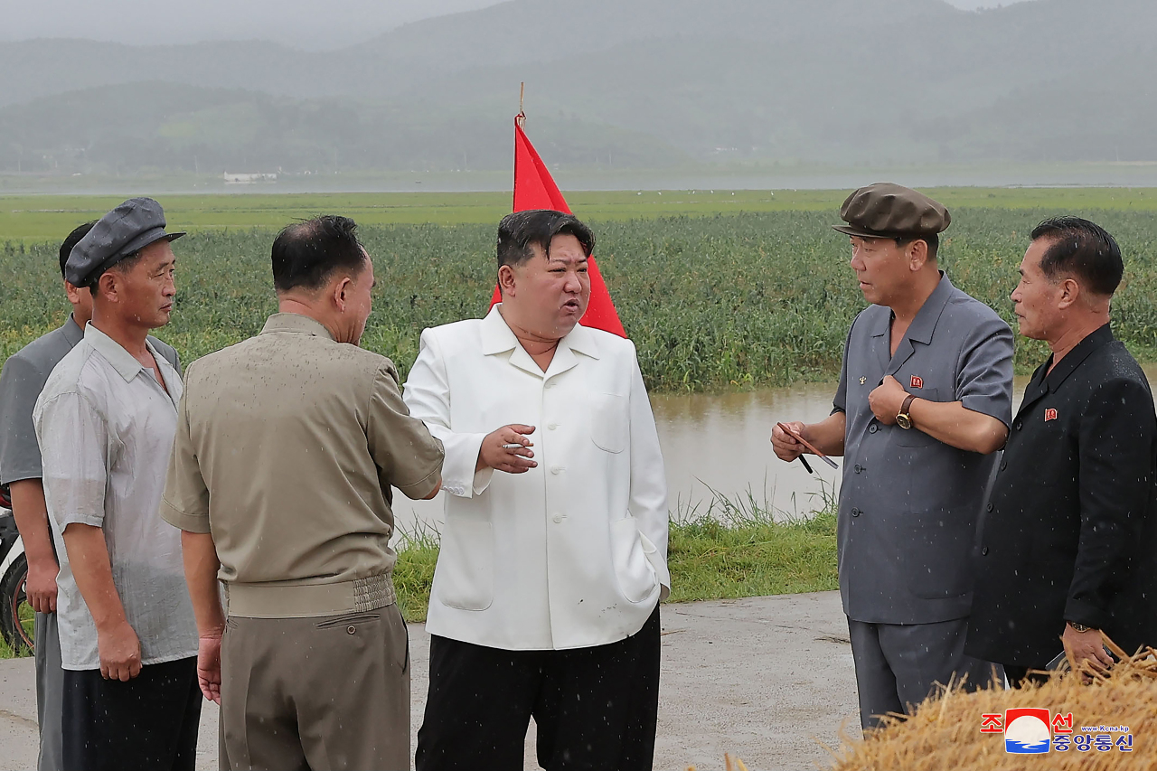 金正恩視察卡努災損 痛斥官員不負責