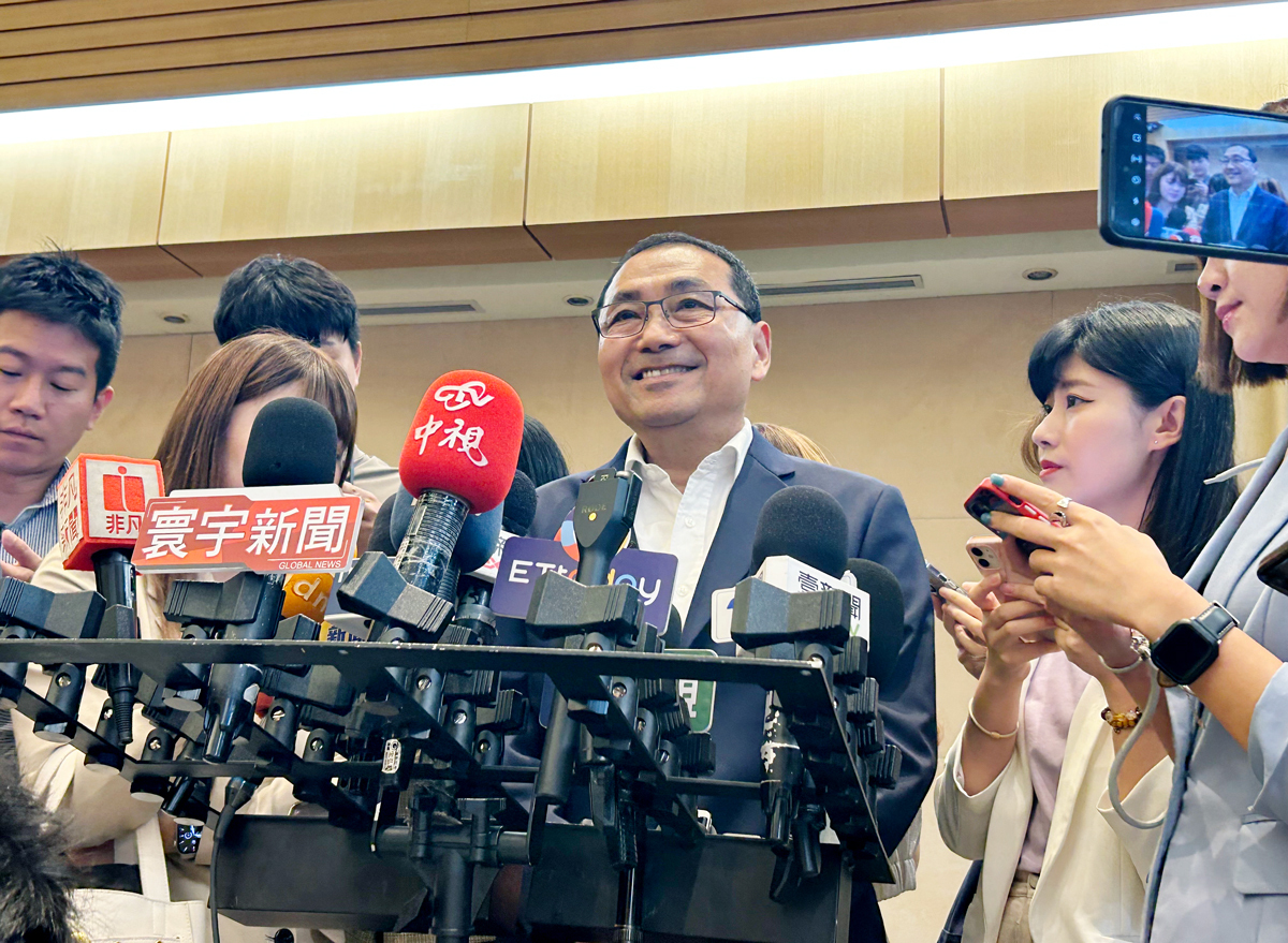 質疑賴清德為選舉改口 侯友宜：賴不但有台獨路徑也有台獨地圖