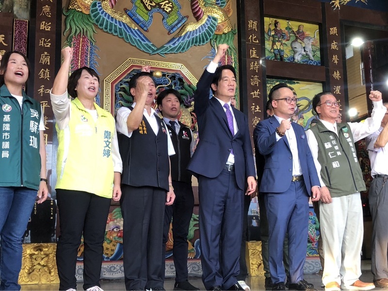 赴和平島天顯宮參拜  賴清德：未來為和平奮鬥
