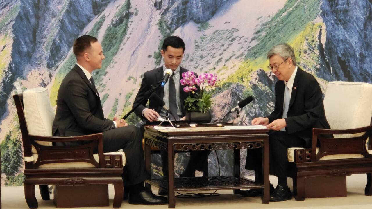 接見瑞典國會訪團 陳揆：共享價值 盼強化實質關係