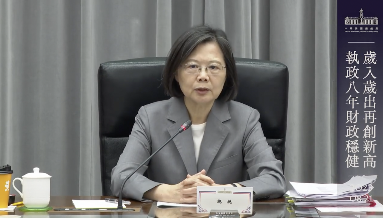 總統：明年度總預算任內最後一本 盼朝野支持