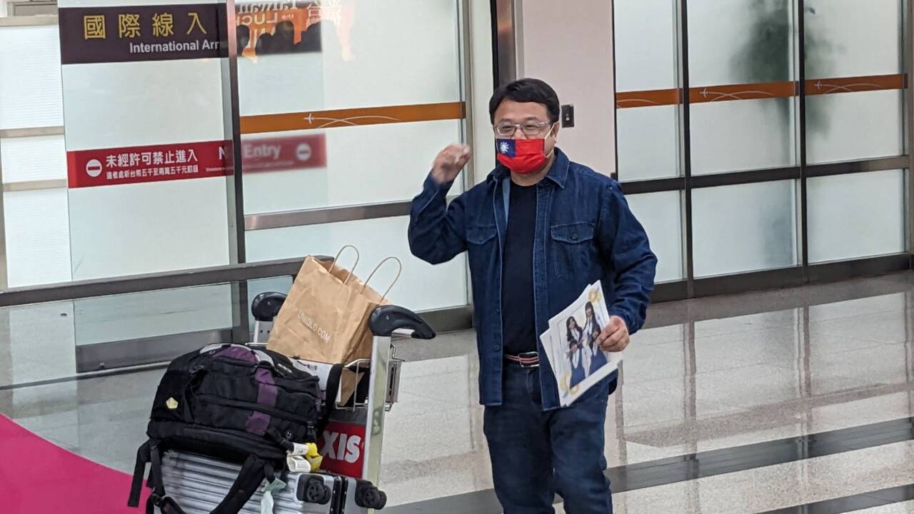 李孟居遭中共關押今返台 勸國人珍惜民主自由