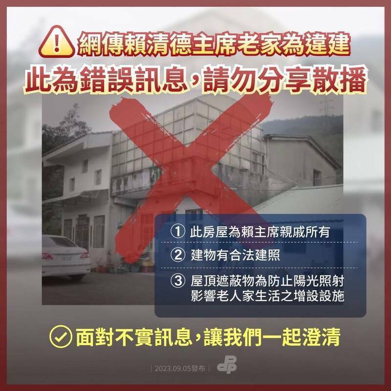 賴清德萬里老家遭疑違建 新北市府：土地屬礦業用地