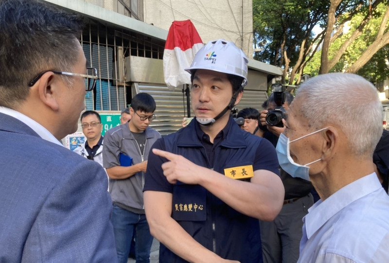 大直民宅下陷 蔣萬安：清查北市184工地並檢討鄰損處理