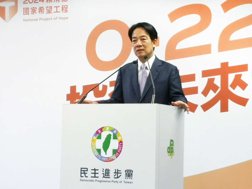 談副手人選 賴清德：爭取青年票也是考量之一