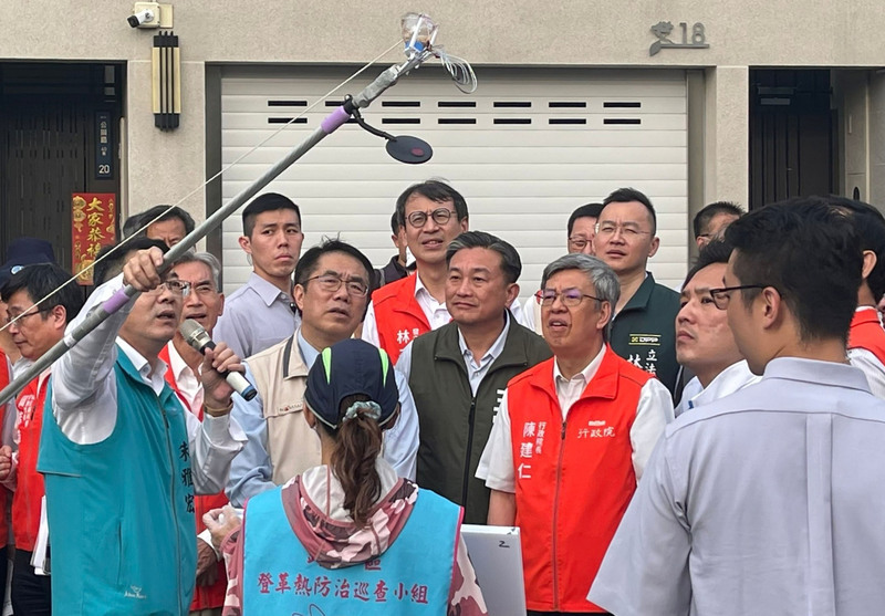台南登革熱破7000例 陳建仁視察勉勵全民防治