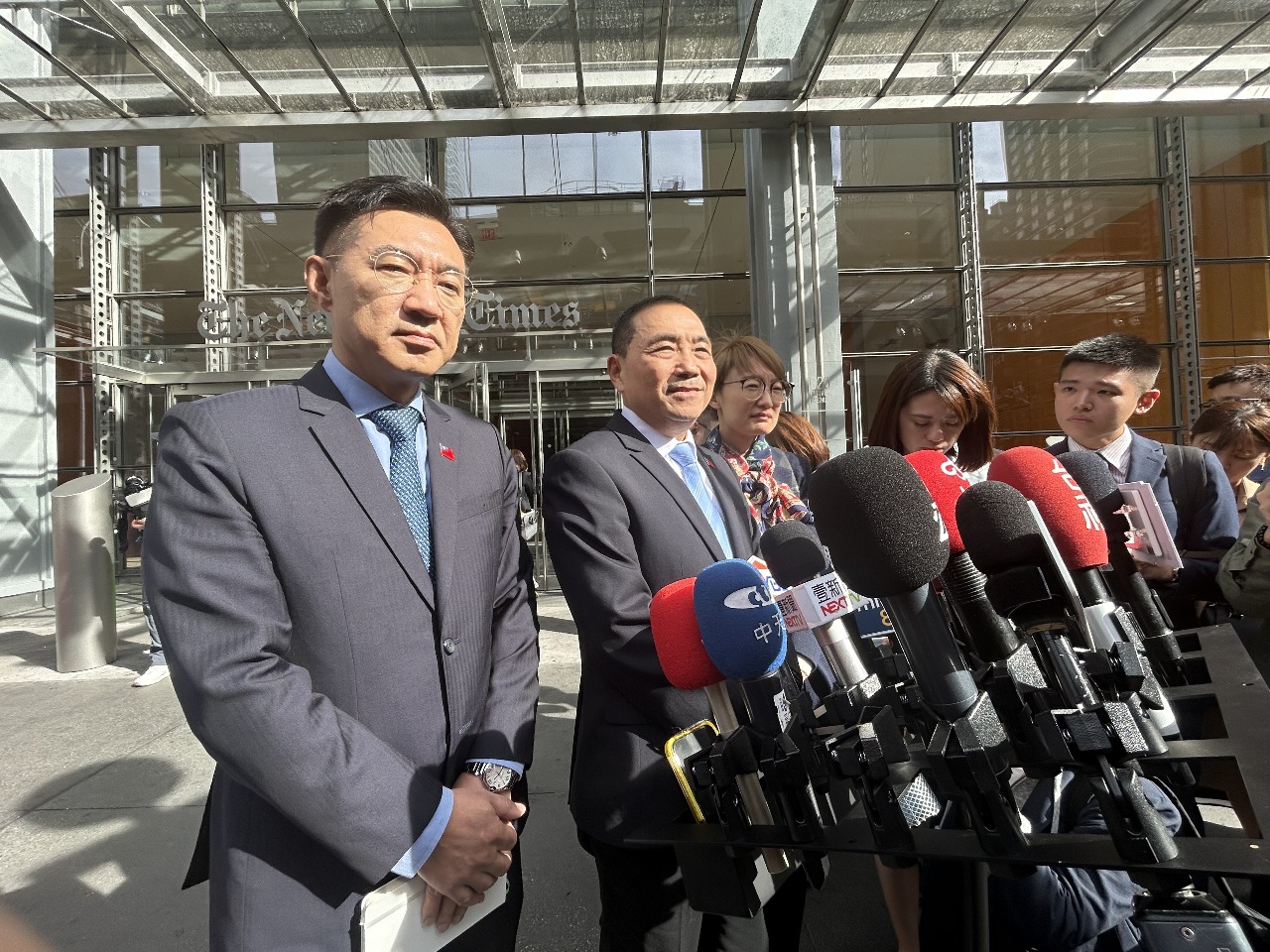 拜會美國智庫 侯友宜：對陸意圖不存有不切實際的期待