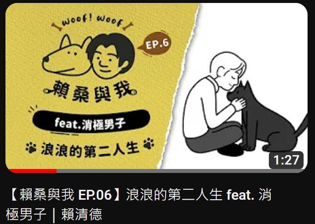 替浪浪找工作 賴清德承諾讓流浪動物受到完善照顧