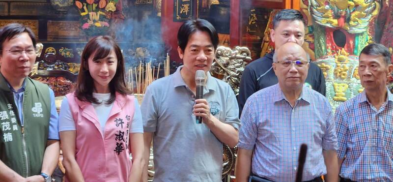 賴清德提氣候變遷：若當選總統 將檢討各縣市風災標準